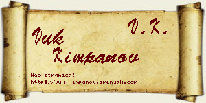 Vuk Kimpanov vizit kartica